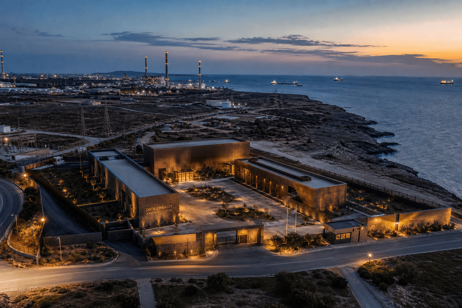 AGICY planned Vasilikos waterfront campus — Cyprus
