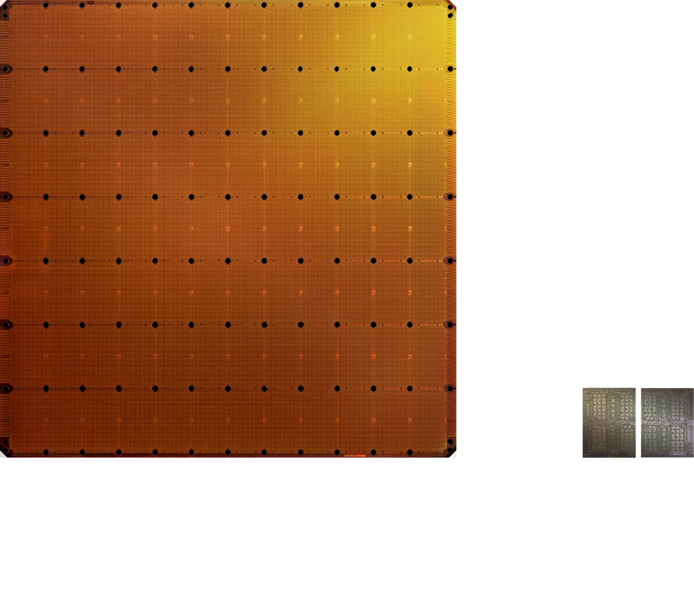 Cerebras WSE-3 size compared to an NVIDIA B200 GPU