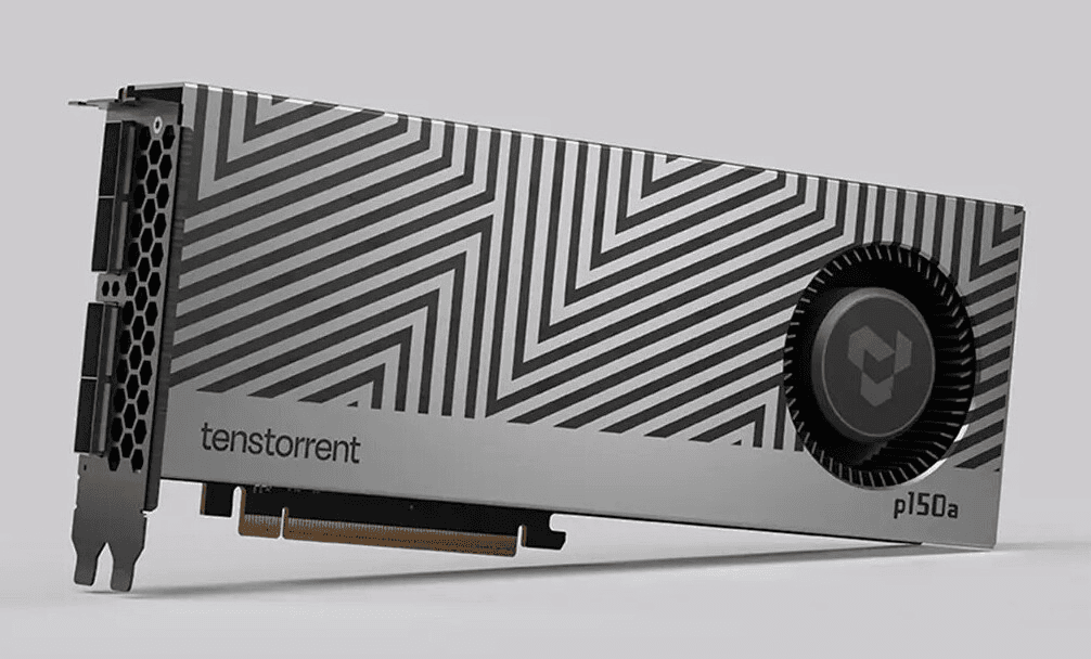 Tenstorrent accelerator card — P150a class form factor