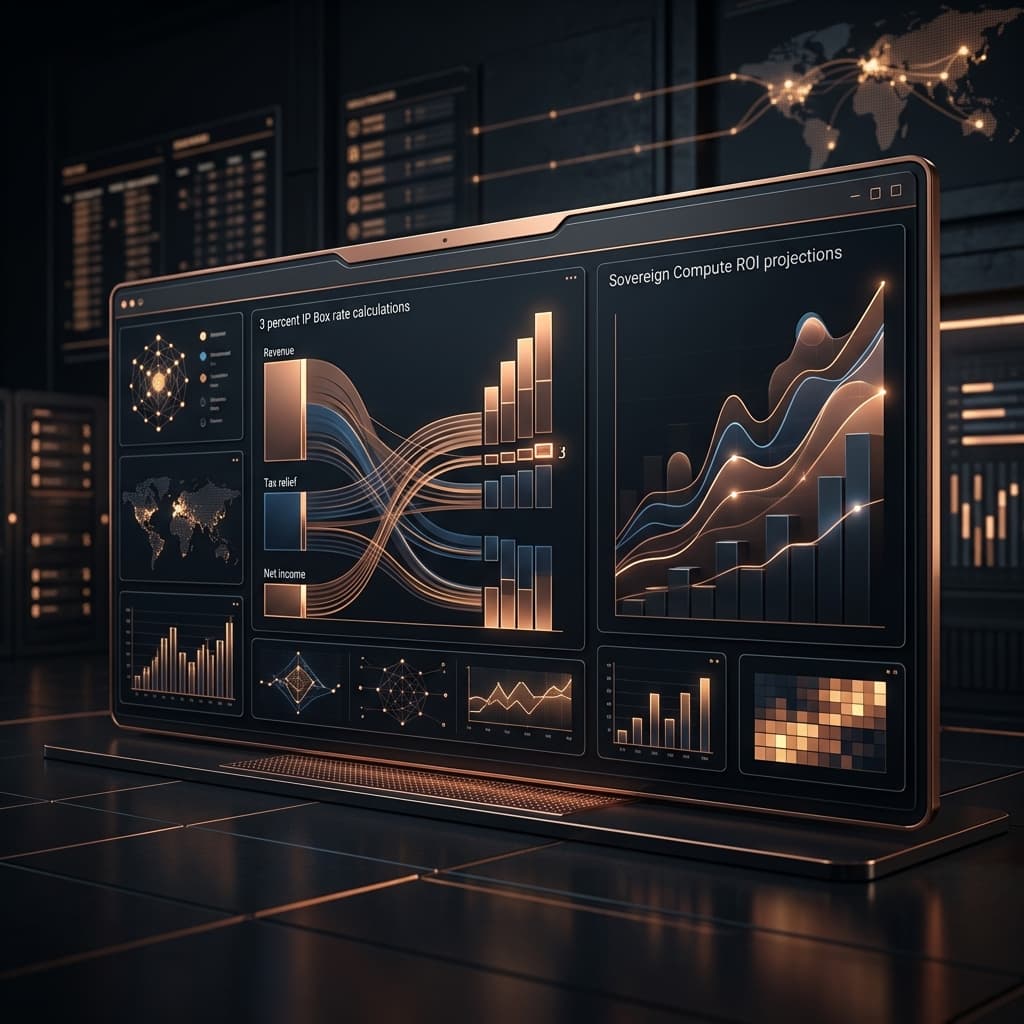 Tax comparison — standard regime vs IP Box regime