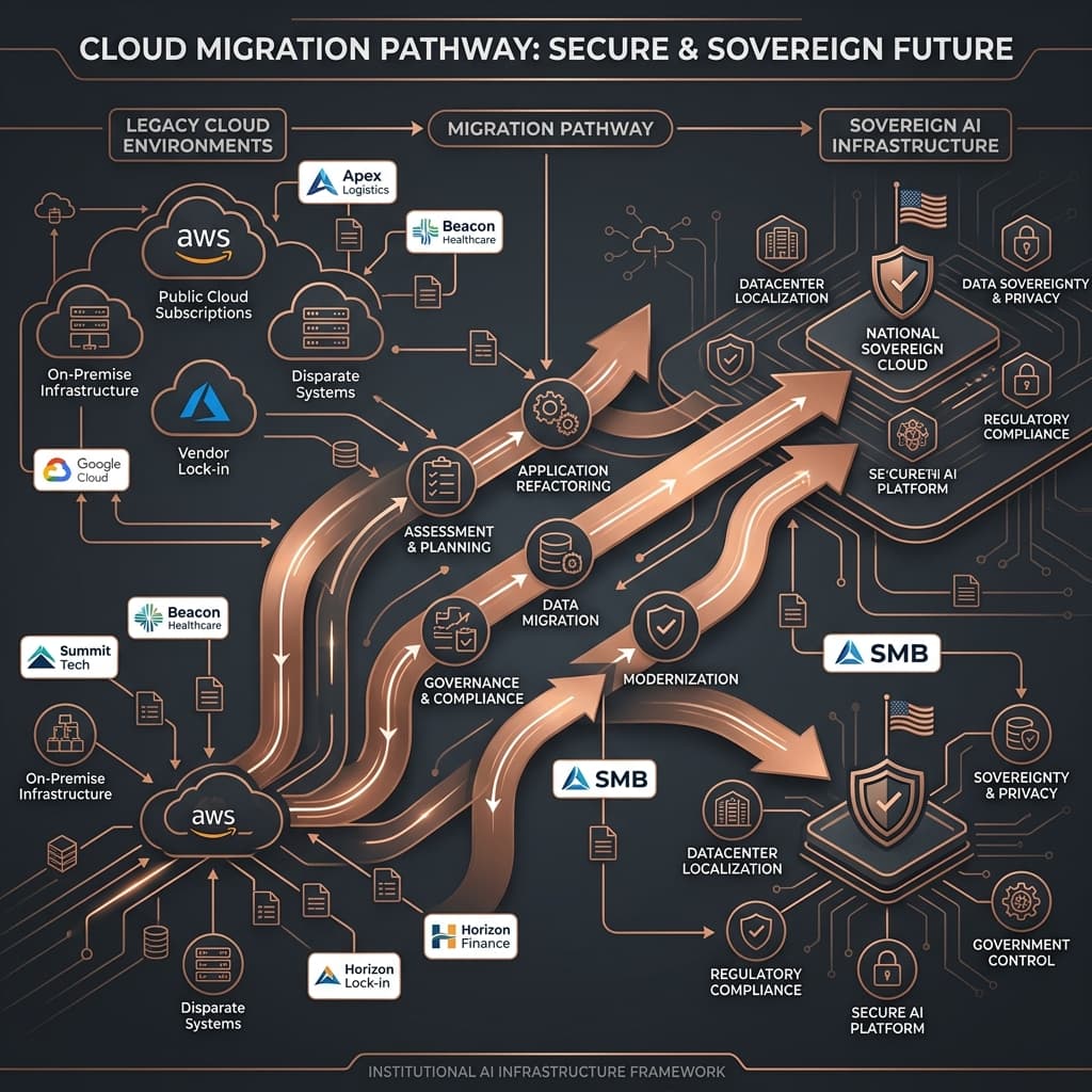 Cloud migration pathway — from assessment to production