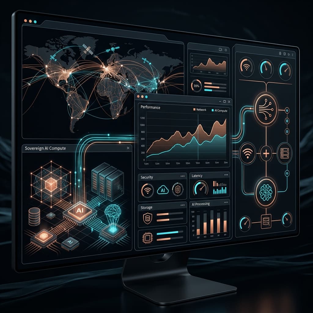 Enterprise bundle architecture — connectivity plus sovereign AI