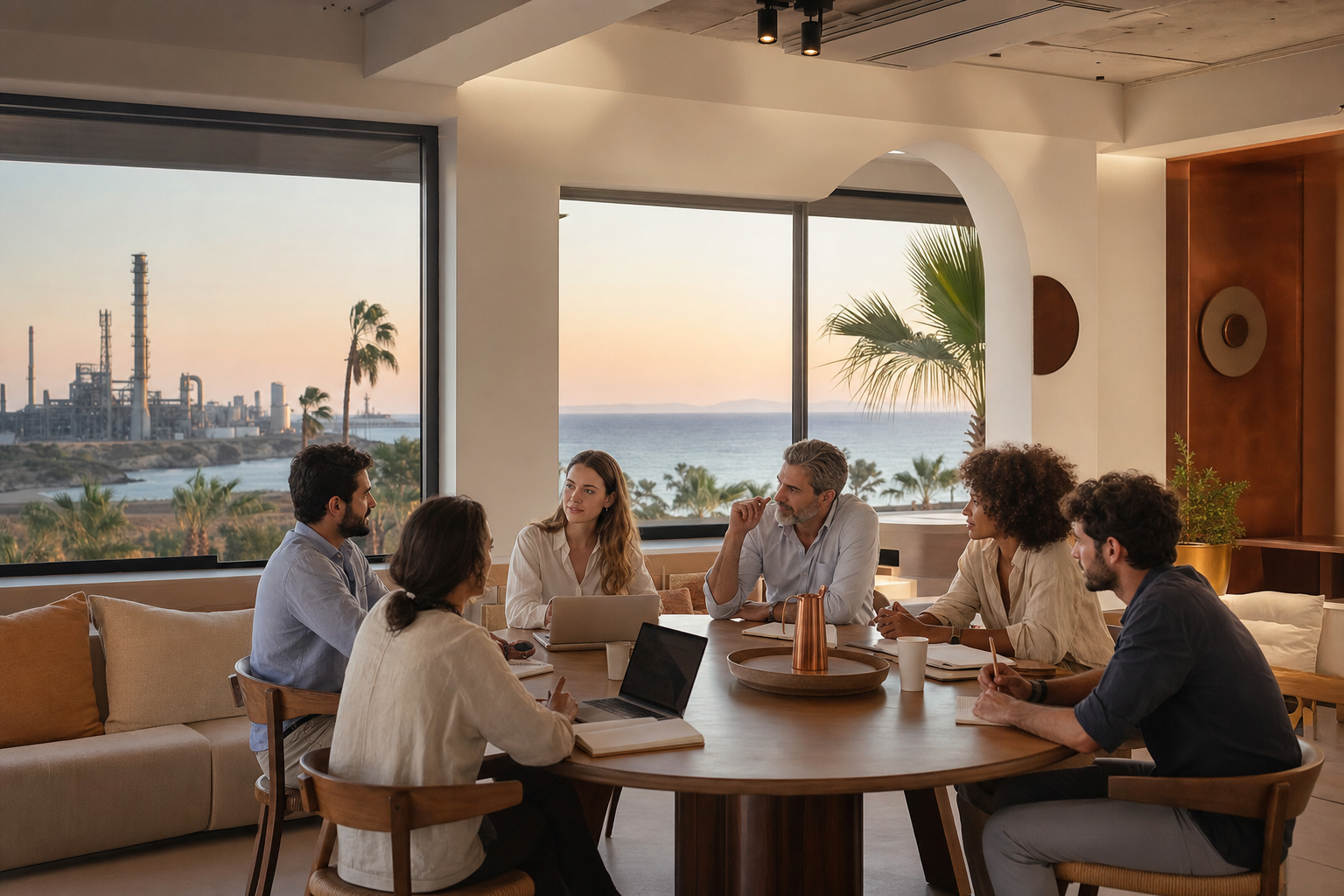 AGICY campus collaboration lounge — leasing FAQ context