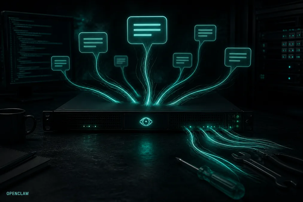 Teal OpenClaw gateway — chat channels into an EU Linux box
