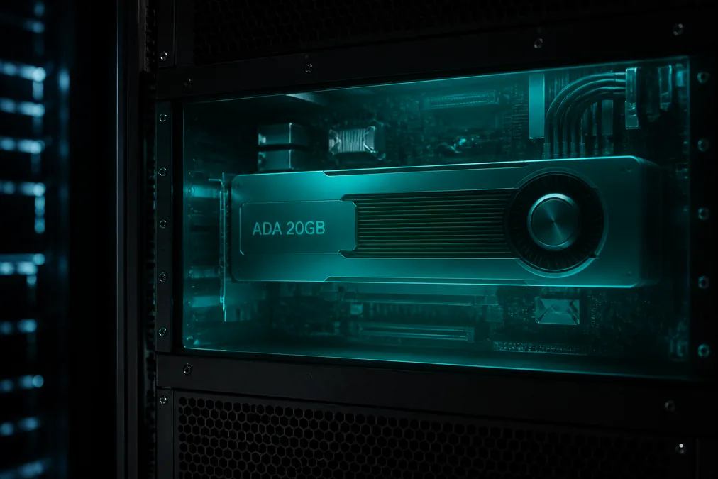 EU Ada GPU keeping an OpenClaw local model inside the rack